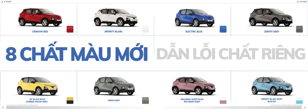VF5 - MẪU SUV-A CỠ NHỎ, THIẾT KẾ TRẺ TRUNG