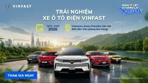 Sự kiện trải nghiệm ô tô điện VinFast tại Cần Giờ