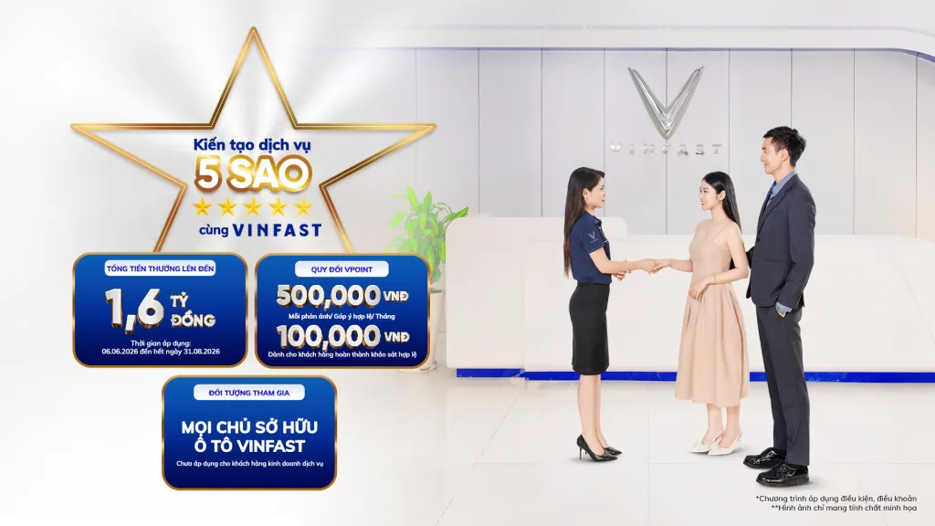 Chương trình "Kiến tạo dịch vụ 5 sao" giai đoạn 2 của VinFast