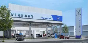 Mặt tiền Showroom VinFast VGC Phúc Yên