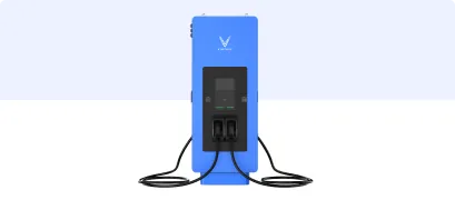 Trụ sạc siêu nhanh DC 150 kW với 2 cổng sạc